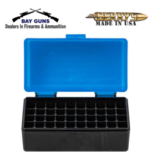 BERRYS AMMO BOX 9MM-50RD BLUE