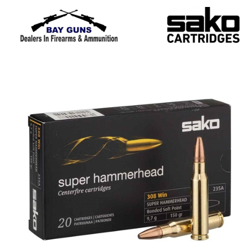 SAKO CART. 308 WIN SUPER HAMMERHEAD 150 SP (20) BONDED SBT