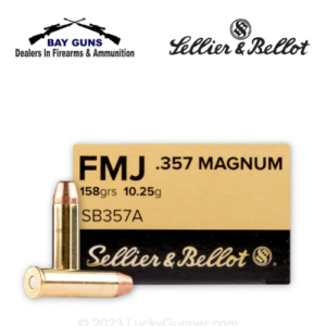 SELLIER & BELLOT 357 MAG 158gr JSP AMMO