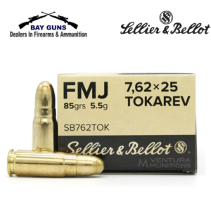 Sellier & Bellot  7.62x25 Tokarev 85gr