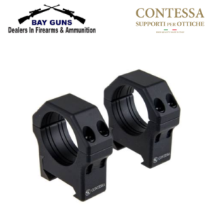 CONTESSA PICATINNY RING SET LIGHT 1" H8MM