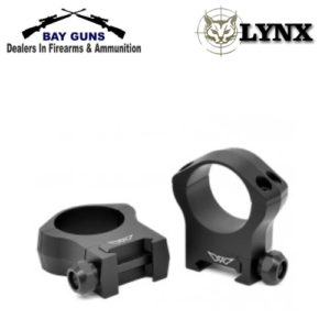 Lynx#4073 30mm Low Ringset Matte Black