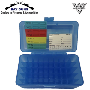 RAM Cartrage Storage Box (50) 270Win, 25-06Rem, 30-06Spr.,6.5x55Swedish, 7x57/9.3x57mm Mauser,8mm-06
