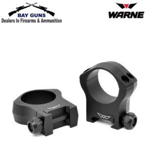 WARNE MOUNTAIN TECH RINGS 30MM HIGH WEAVER MATTE