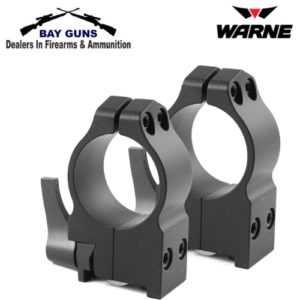 Warne Qd Ringset   Ruger M77 1" Hi  2R7Lm