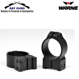 Warne Ringset: 1" Brno Hi Matte Pa 2Bm