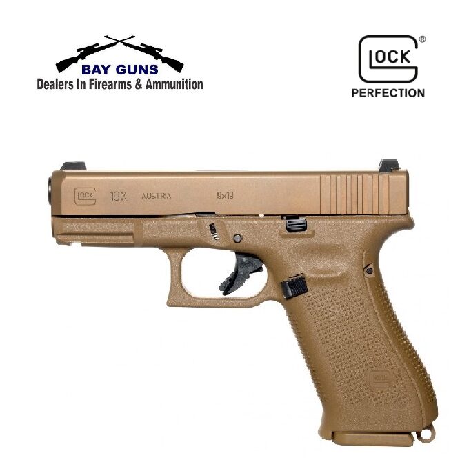 Glock 19X Gen 5 - 9mm Pistol in Coyote Finish