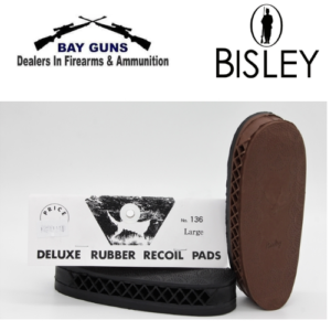 Bisley Deluxe Rubber Recoil Pads (Large,Brown)