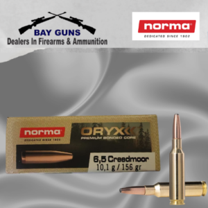 Norma Oryx 6.5 Creedmoor 156gr 10.1g bonded soft point hunting ammunition