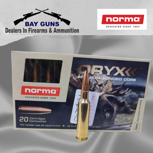 Norma Oryx 6.5 Creedmoor 156gr 10.1g bonded soft point hunting ammunition