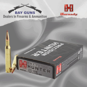 Hornady 270 Win 145 gr ELD‑X® Precision Hunter® – 20 Rounds Item #80536