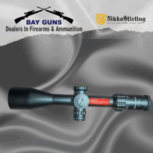 Nikko Stirling Diamond 4-16x50mm long-range rifle scope with 30mm tube, built for clarity and precision.
