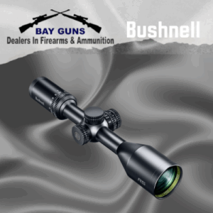 Bushnell R5 6-18x50 rifle scope with illuminated DOA-LRH800 reticle, featuring large 50mm objective lens, fully multi-coated HD glass, and EXO Barrier protection for long-range shooting.