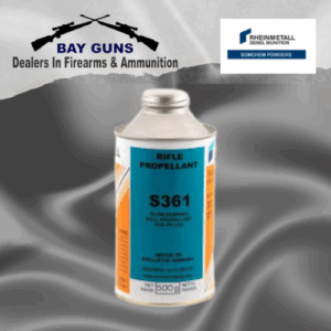 Somchem S361 Rifle Powder – 500g slow-burning propellant for high-powered rifle cartridges