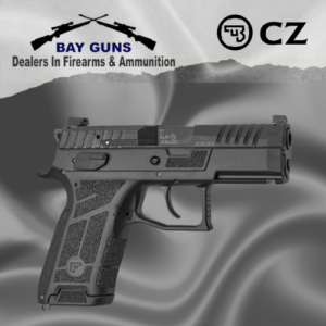 CZ P-09 Nocturne Compact 9mm Para pistol with polymer frame, OMEGA SA/DA trigger, improved ergonomics and red dot ready slide
