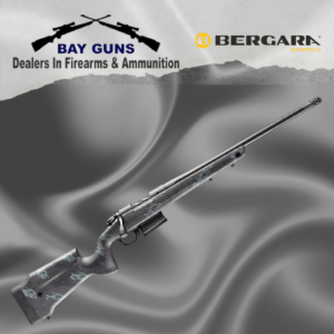 Bergara Crest Carbon rifle featuring full carbon fiber stock and CURE carbon barrel designed for lightweight precision and sub-MOA accuracy.