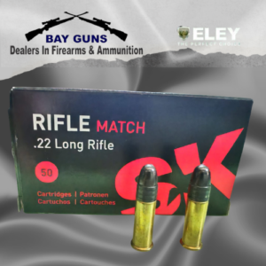 SK Rifle Match .22 LR rimfire ammunition 50 round box precision target shooting