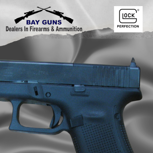 Glock Gen 5 Model 47 MOS 9mmP full size pistol black finish optics ready available at Bay Guns