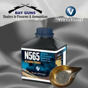 Vihtavuori N565 smokeless rifle powder 1lb container for magnum and long range rifle reloading Bay Guns South Africa