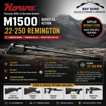 HOWA M1500 B/A .22-250 Remington