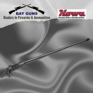 HOWA M1500 .300 Winchester Magnum heavy barrel threaded barreled action with 26-inch blued barrel, supplied without stock and ready for custom rifle builds.
