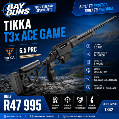 Tikka T3x ACE Game 6.5 PRC / 8 – 24.3″ Rifle