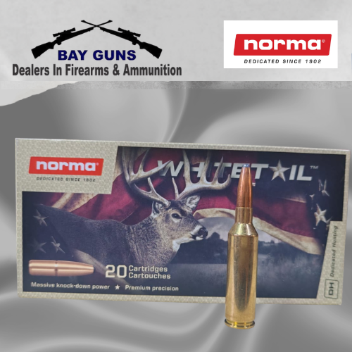 Norma Whitetail .270 Winchester 130gr 8.4g Soft Point hunting ammunition 20-round box