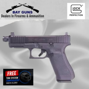 GLOCK G45 MOS Gen 5 SILC 9x19mm pistol with factory-threaded barrel and Toni System compensator