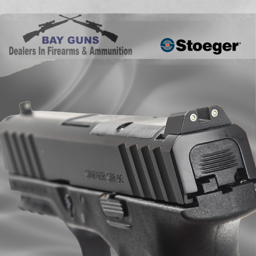 Stoeger STR-9 9mmP 9x19mm semi-automatic pistol with black polymer frame