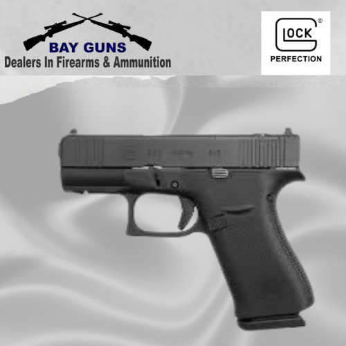 GLOCK 43X 9mmP 9x19mm Slimline semi-automatic pistol in black