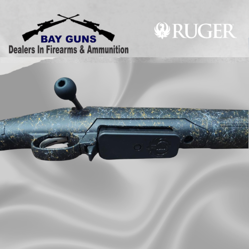 : Ruger American Generation II Prairie 6.5 Creedmoor rifle with Black Splatter stock and Smoked Bronze Cerakote 20-inch fluted barrel