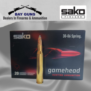 Sako .30-06 Springfield 180gr Gamehead Soft Point hunting ammunition 20-round box