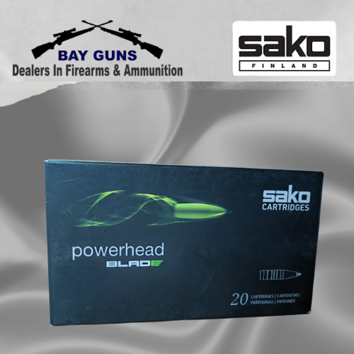 Sako 6.5x55 SE 120gr Powerhead Blade expanding copper hunting ammunition 20-round box